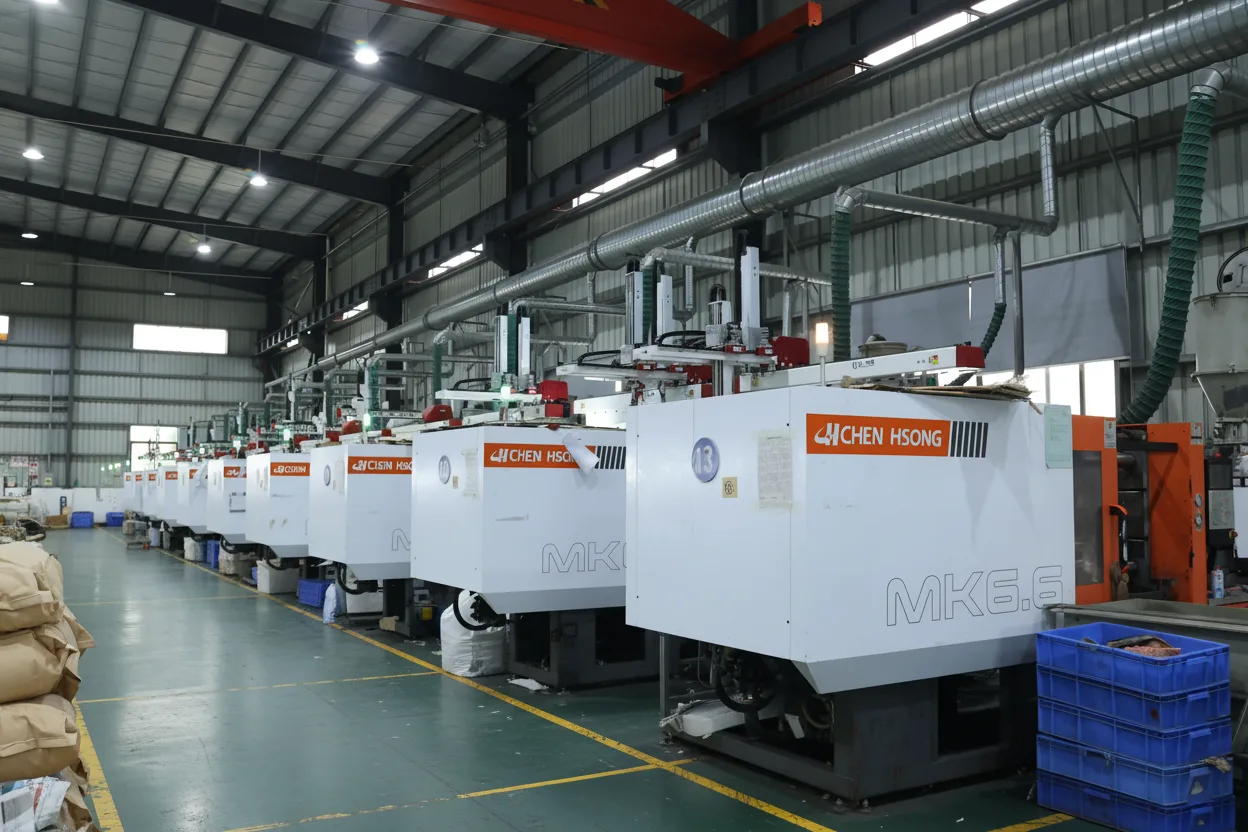 Rubber molding production line in 2007