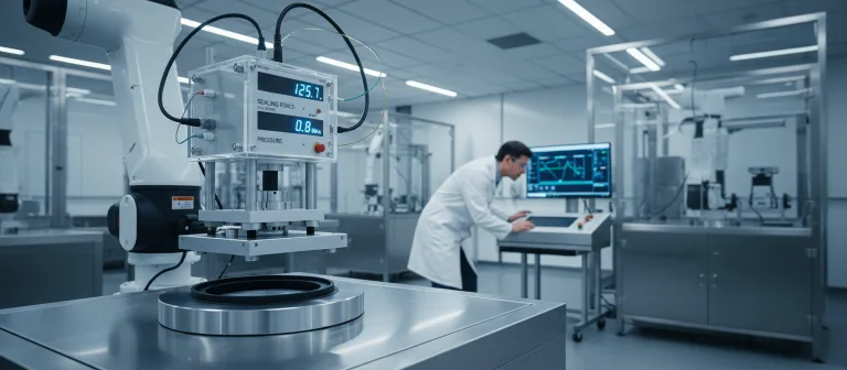 AOQUAN laboratory technician conducting precision material tests